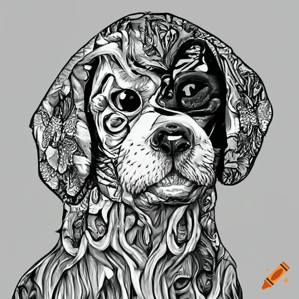 NFT dog artwork