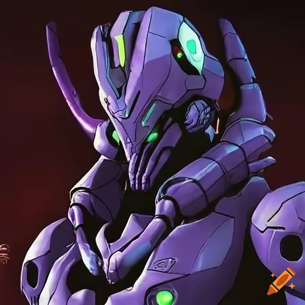 Neon genesis evangelion, guyver, slave zero x, halo forerunner on Craiyon
