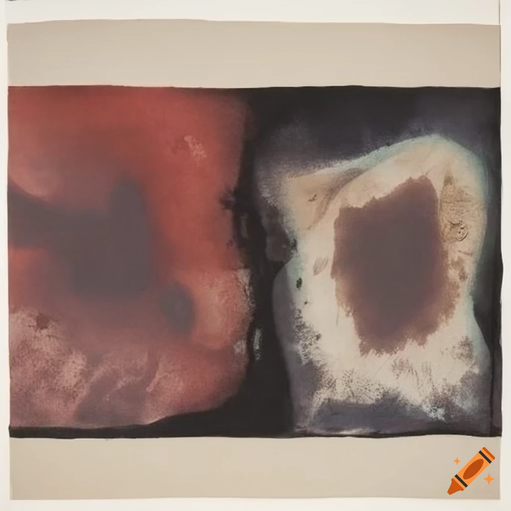 Delicate complex multi-colored ink patterns by Henri Michaux