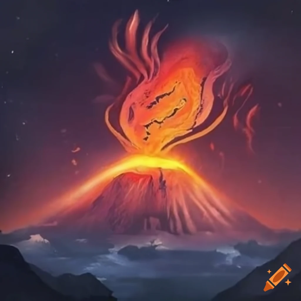 Thiên thạch và núi lửa