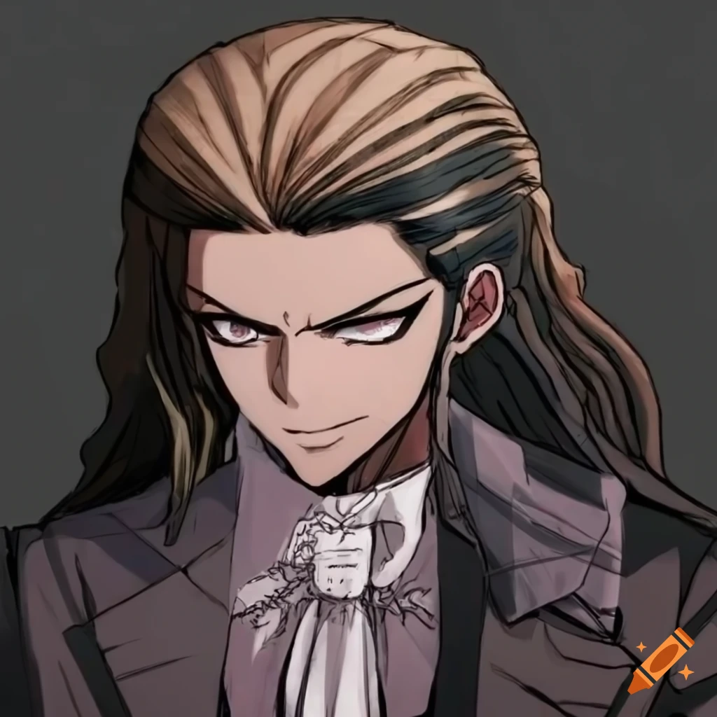 Detective Mondo Owada in formal attire from Danganronpa
