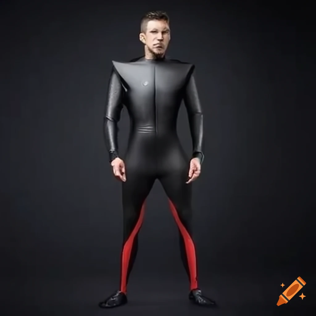 A man wearing a wetsuit for diving