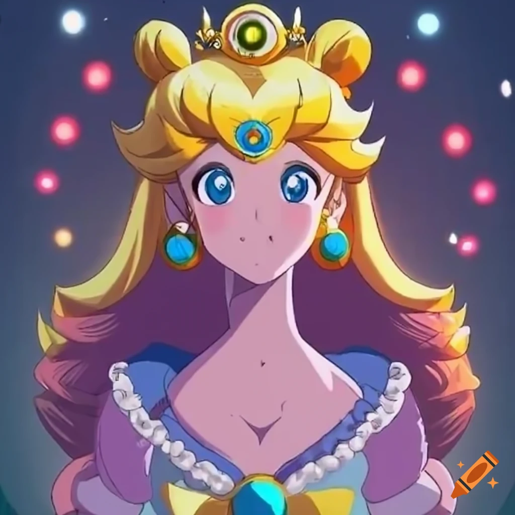 Princess Peach and Sailor Moon laughing together