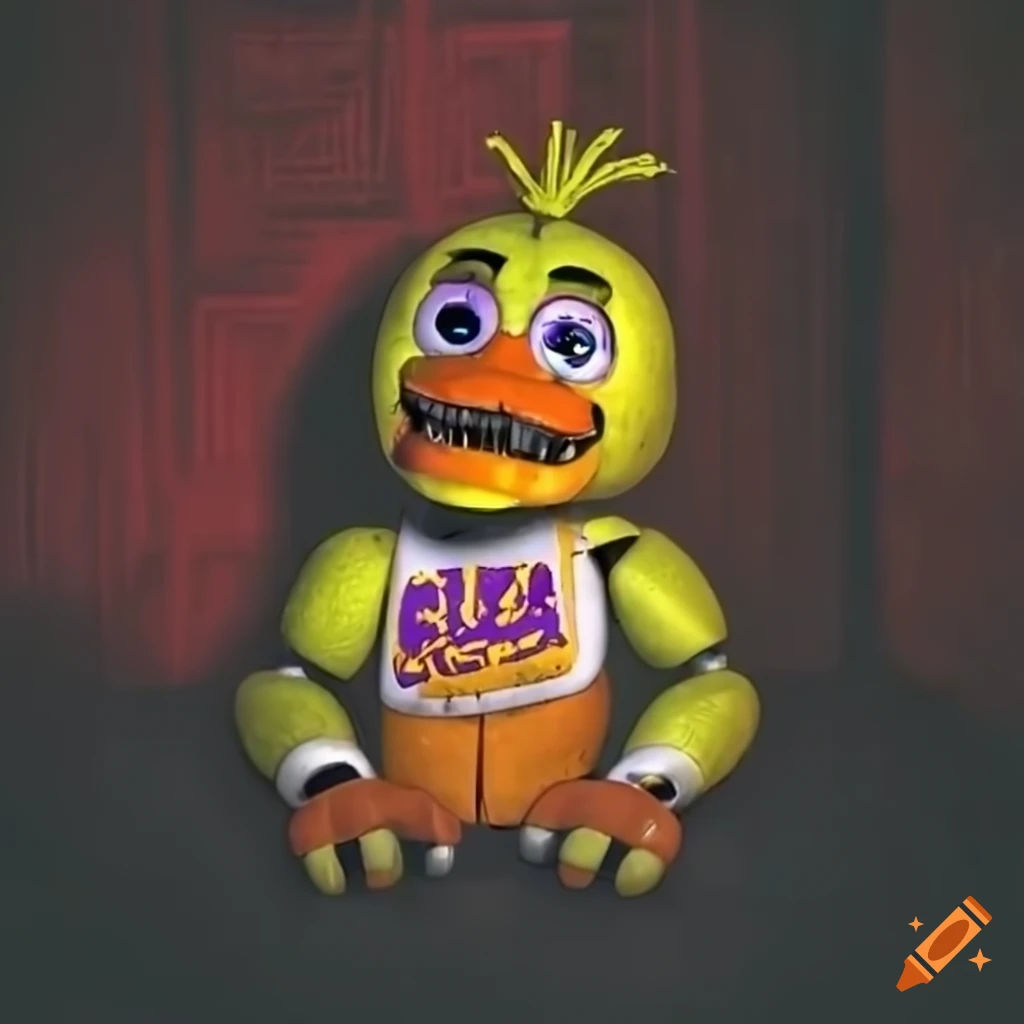 Chica the chicken character from Five Nights at Freddy's