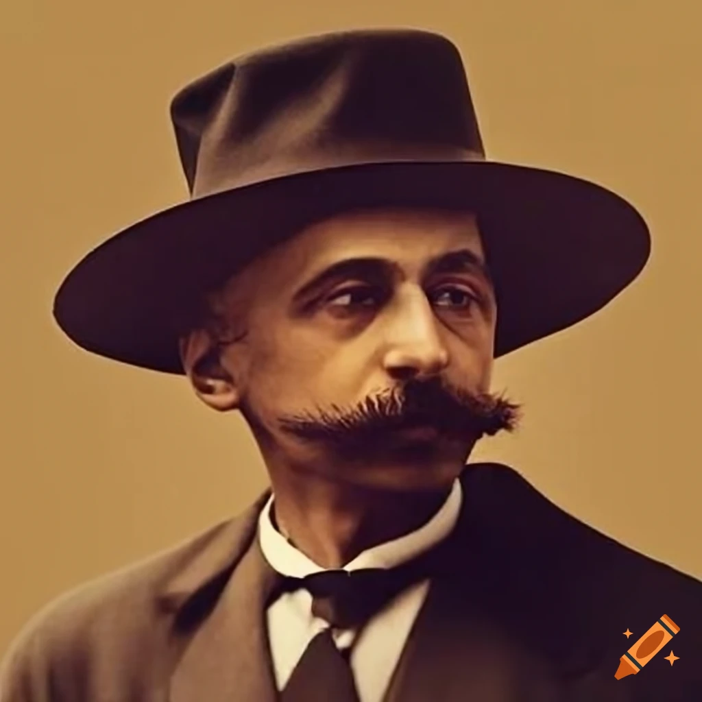 Gurdjieff wearing a Stetson hat