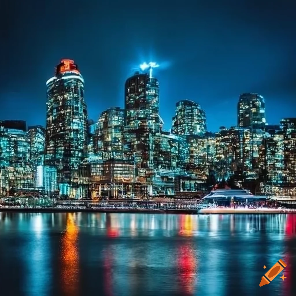 Unique scene of Vancouver, Canada