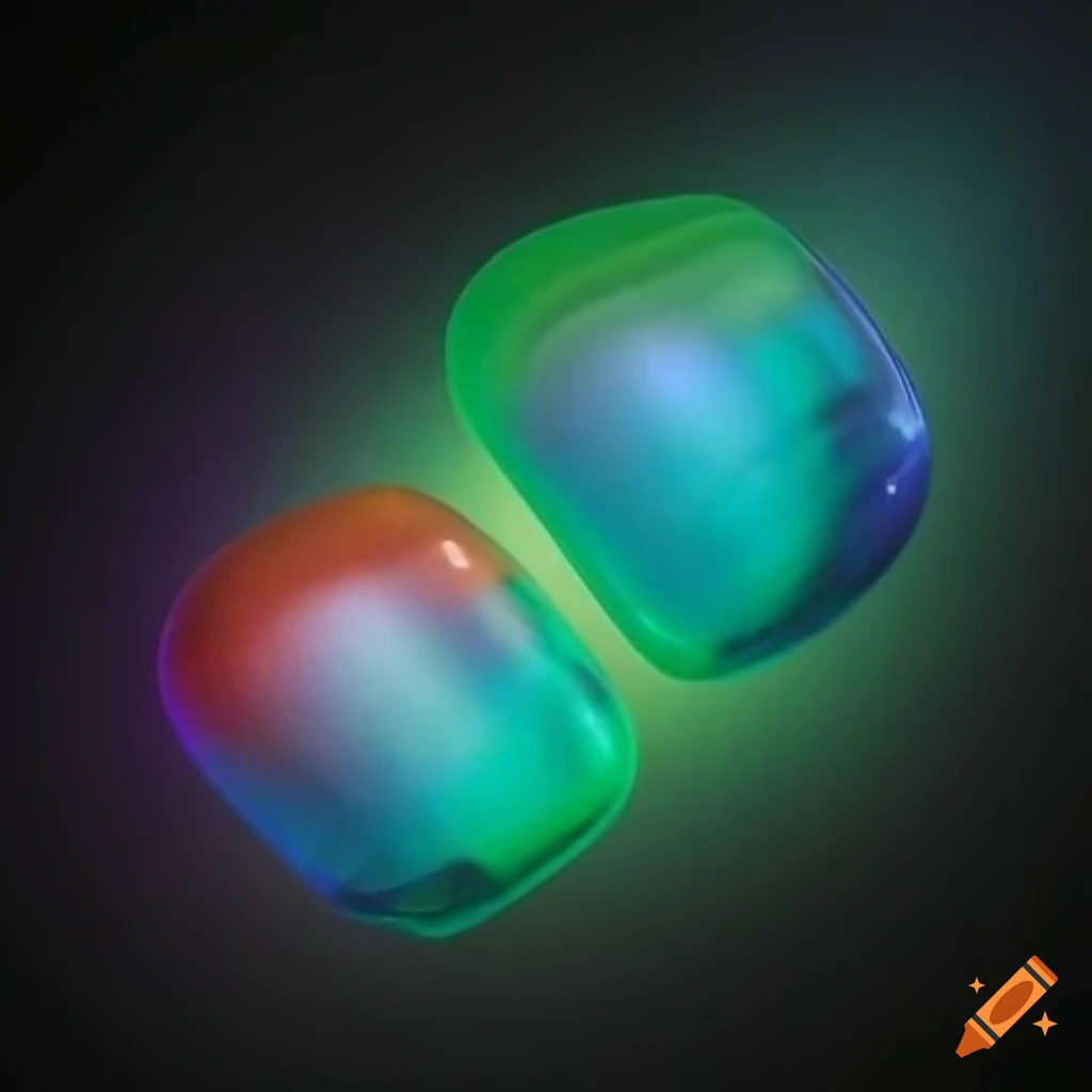 Close-up of 3D vitamins
