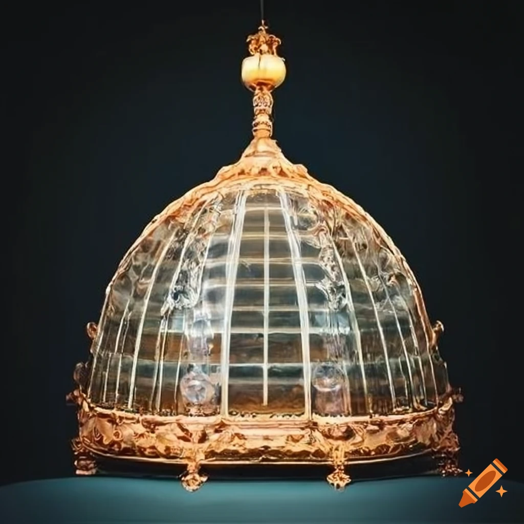 Long ornate glass dome