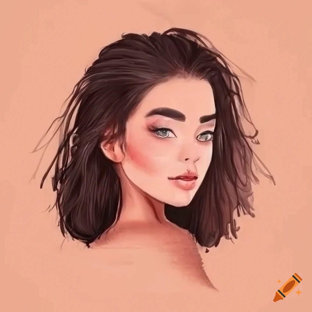 Captivating and artistic profile picture for a drawing account on Instagram