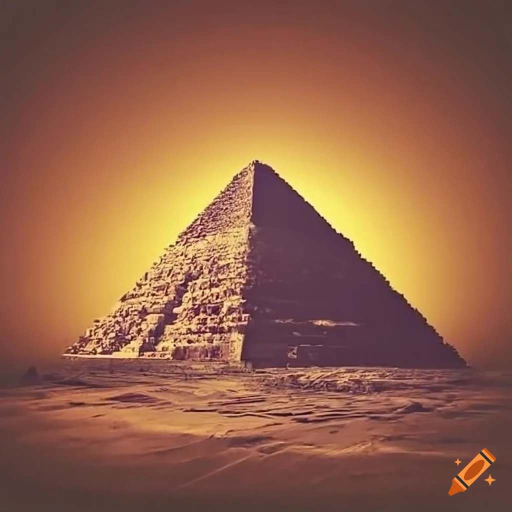 Interior of a pyramid