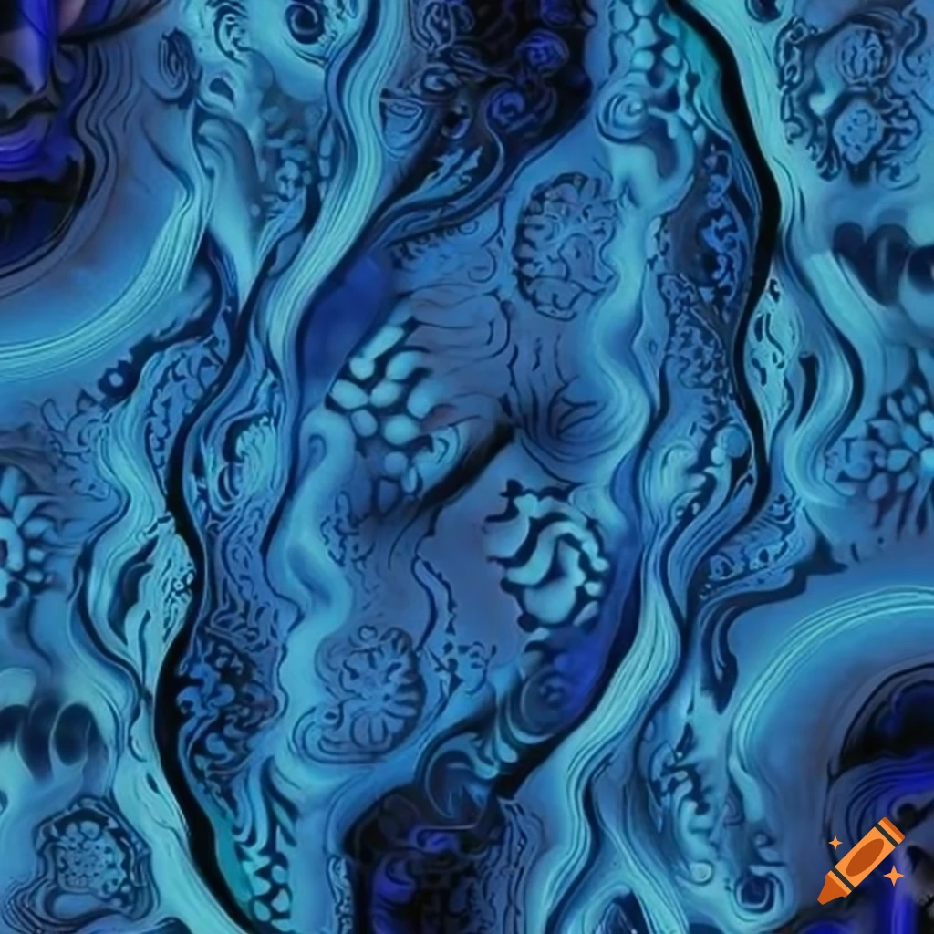 Blue pattern design
