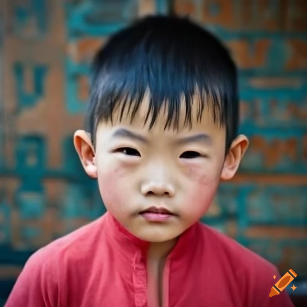 Chinese boy face