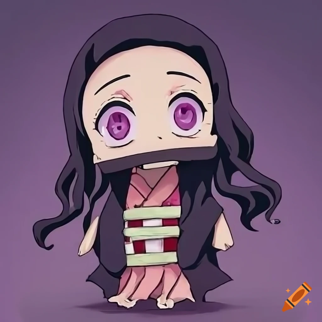 Chibi Nezuko from Demon Slayer anime