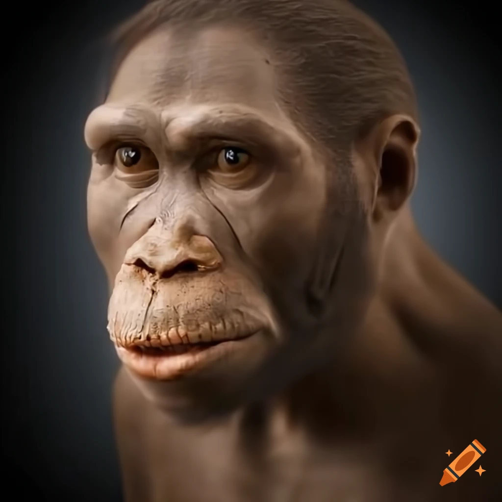 Homo habilis depiction