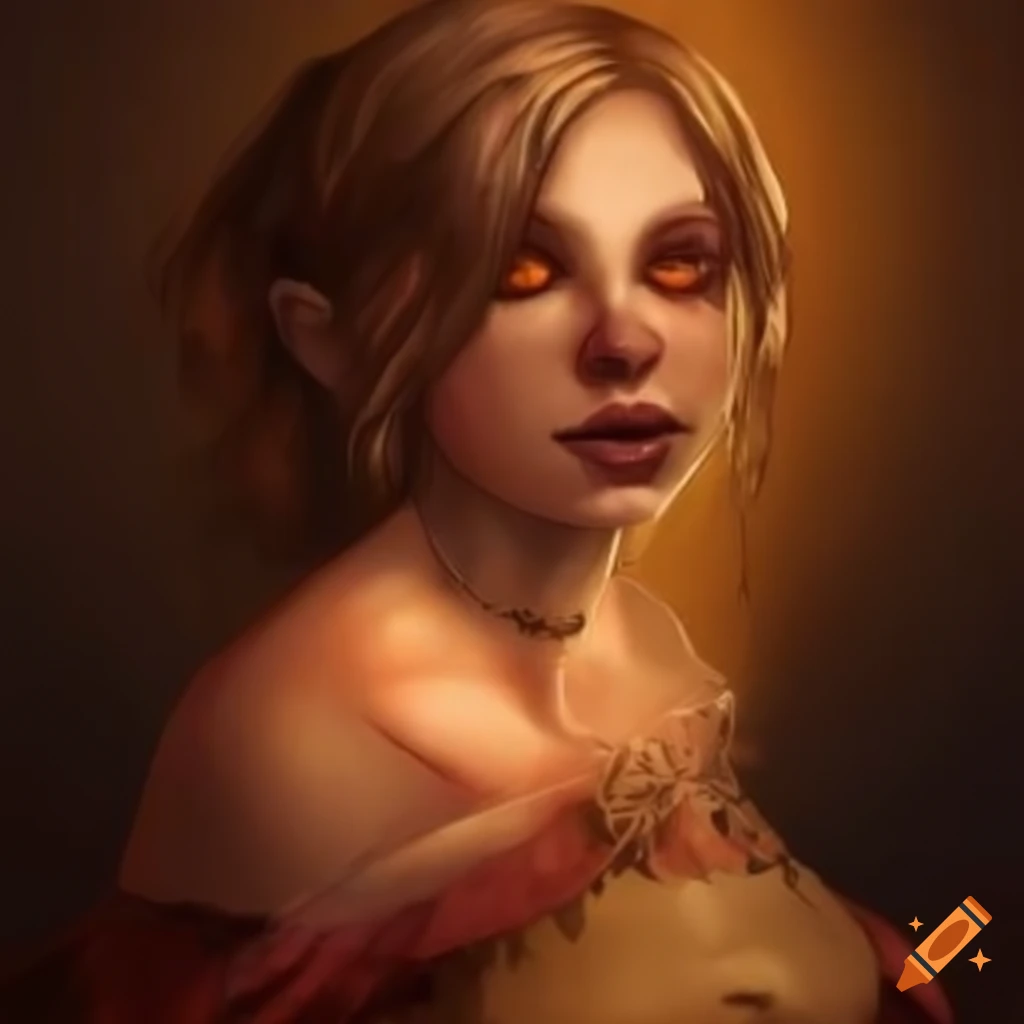 Depiction of the artist in crayon