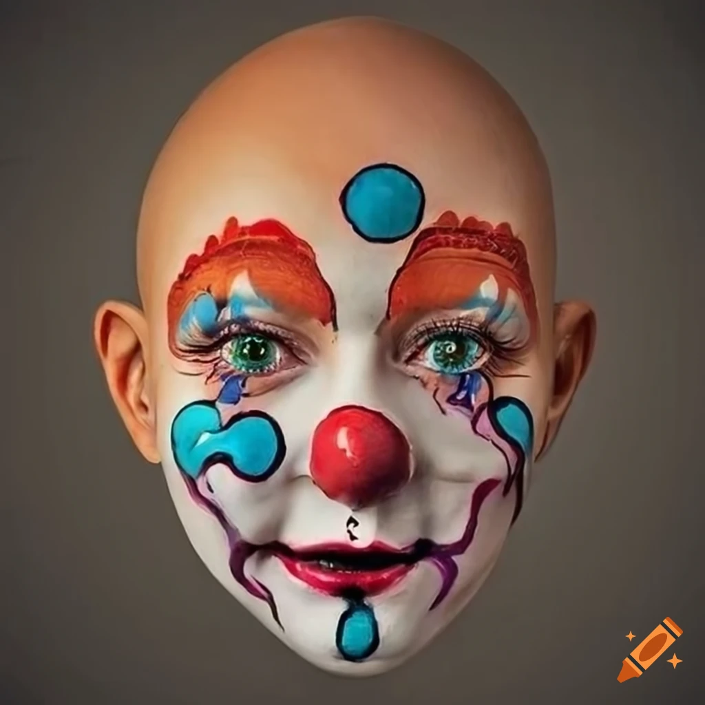 Exquisitely Painted Clown Face With Mesmerizing Patterns On Craiyon 7YAENLQbTvK5cFHvNvaR4g.webp