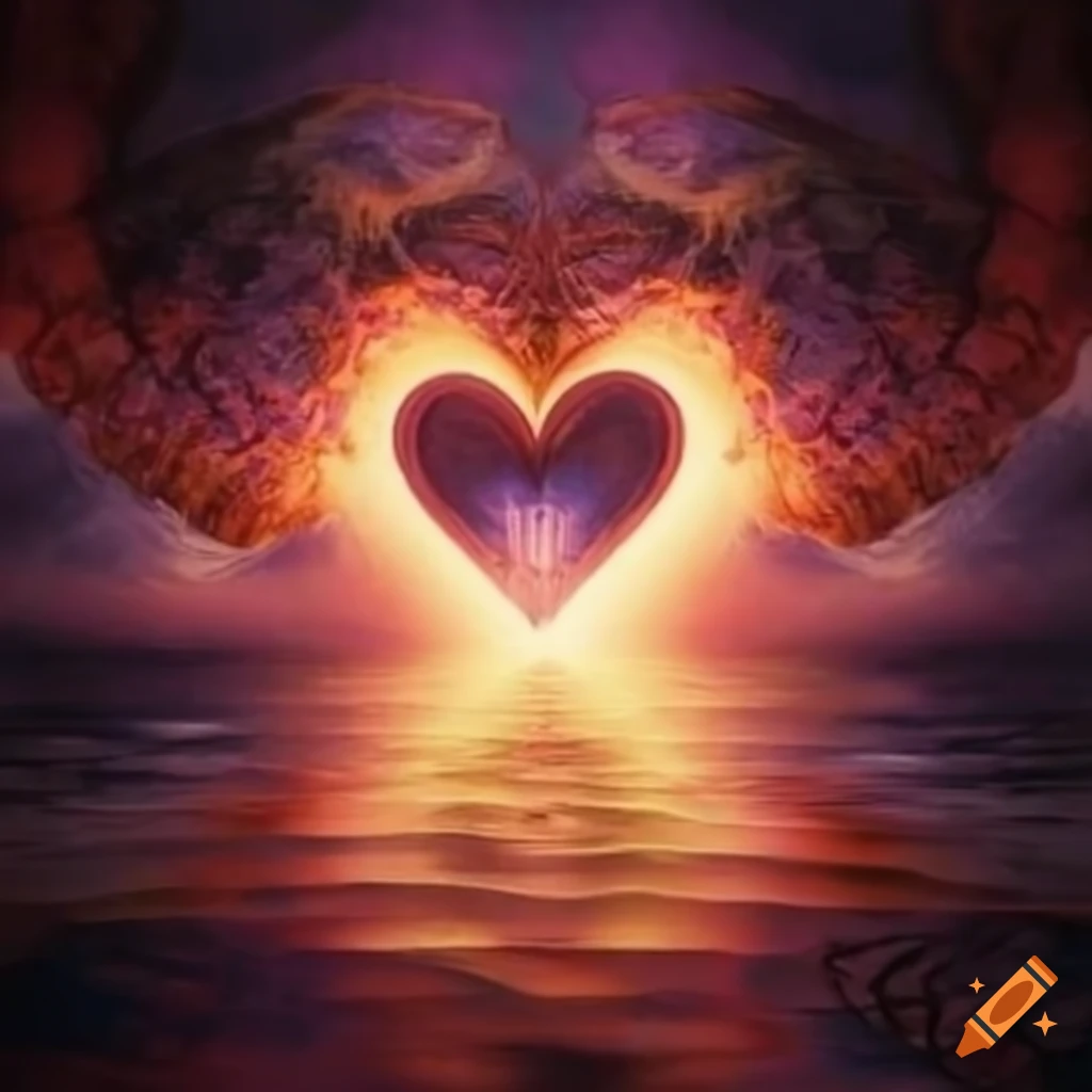Transformation from dark soul to bright soul full of love
