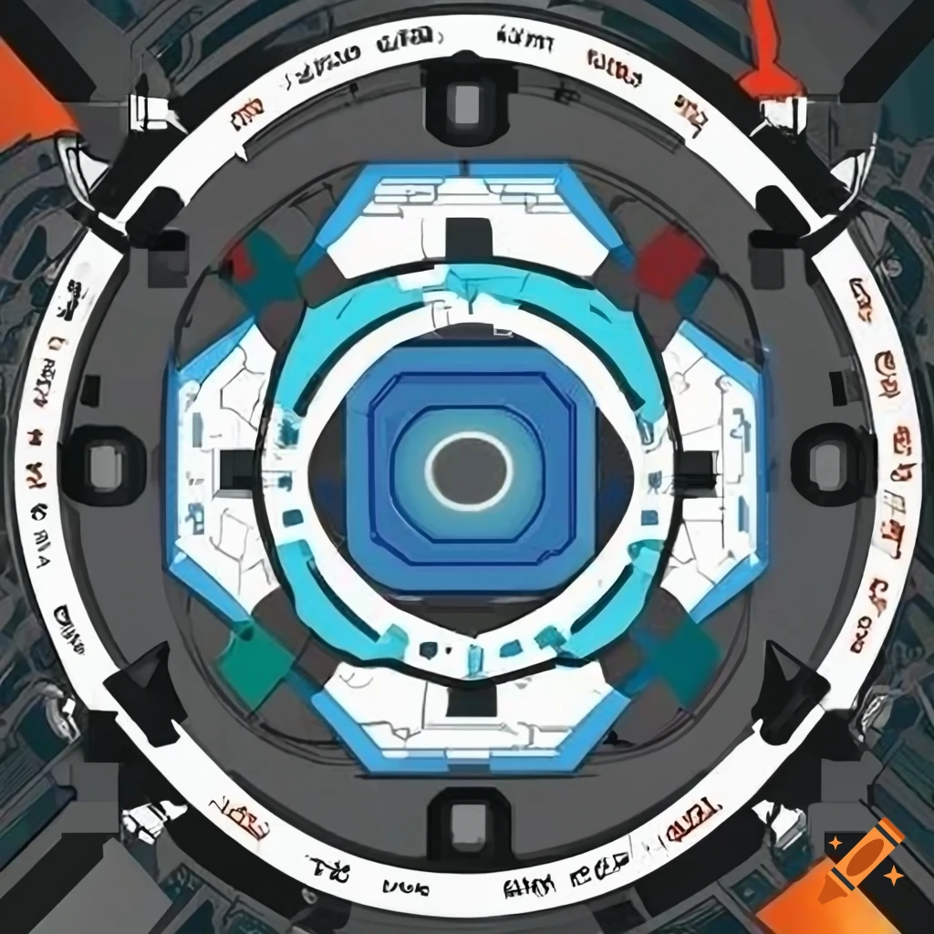 Infographic displaying Techronyx services with central and outer hexagons
