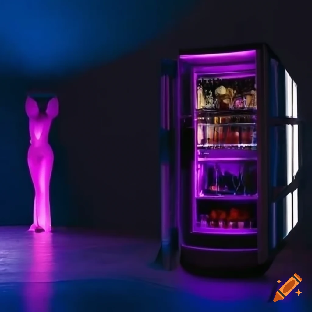 Fashion designer's refrigerator