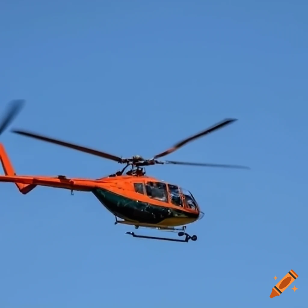 Helicopter in the distance