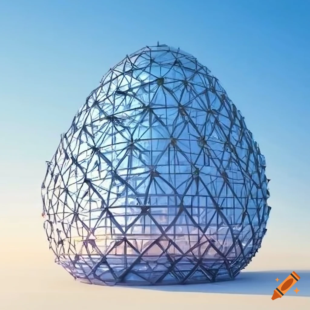 Expo stand with aluminum curtain wall inspired by Uzbek architecture