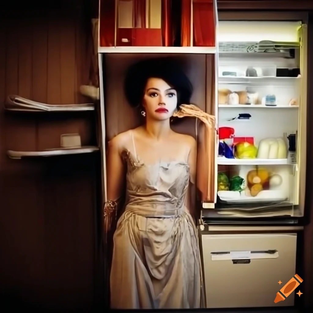 Fashion designer's refrigerator