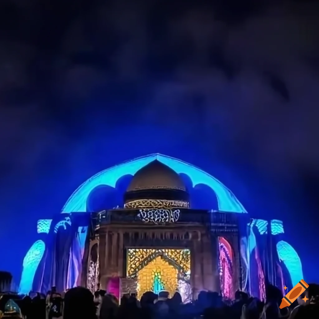 TRNSMT festival at Glasgow Central Mosque with electronica talent performing for a huge crowd