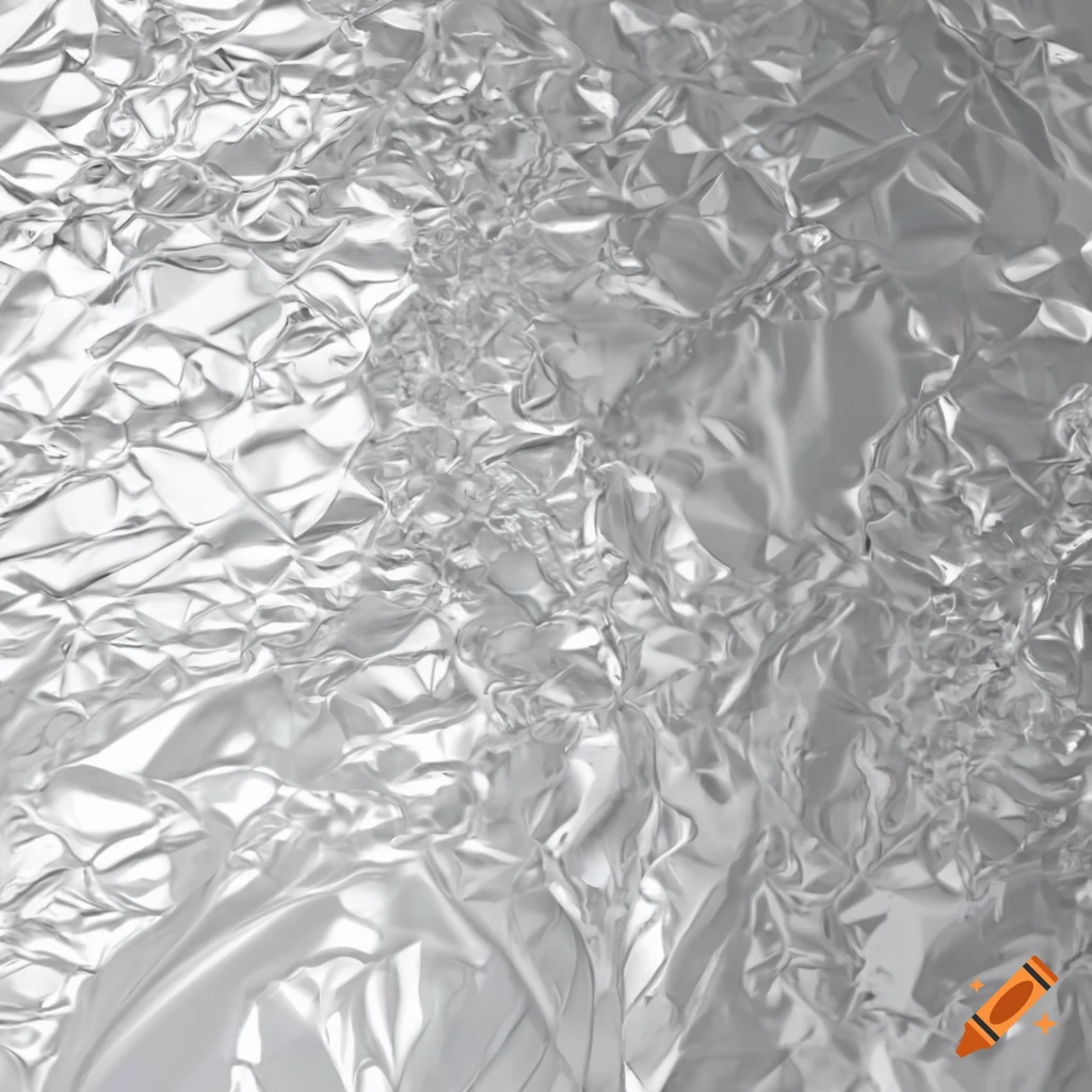 Silver foil texture