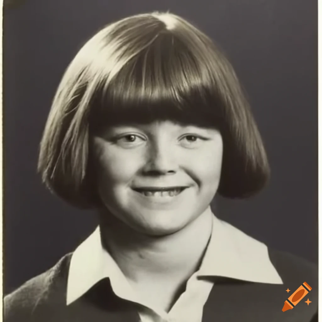 Retro 1970s school yearbook pages filled with memories