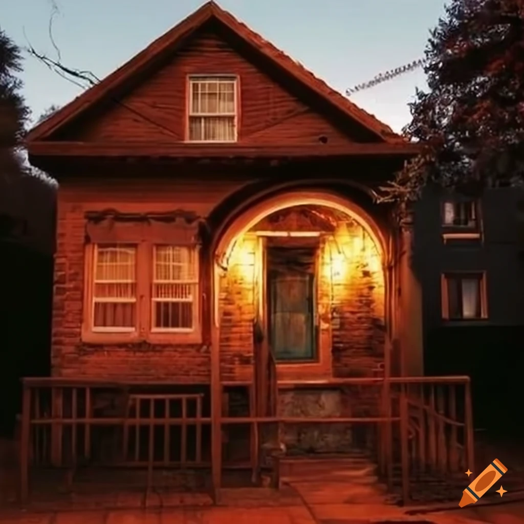 Old rented home in America