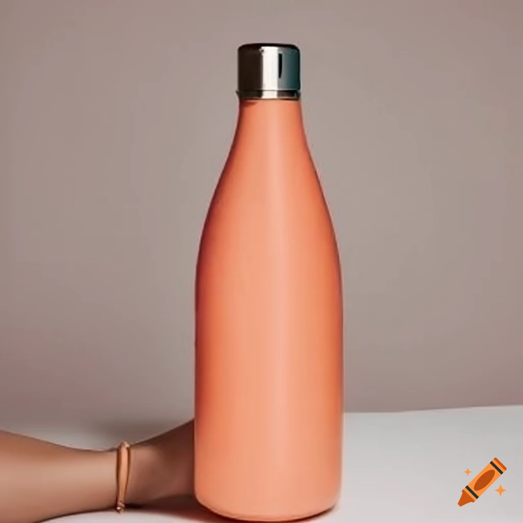Peach fuzz colored Owala bottle