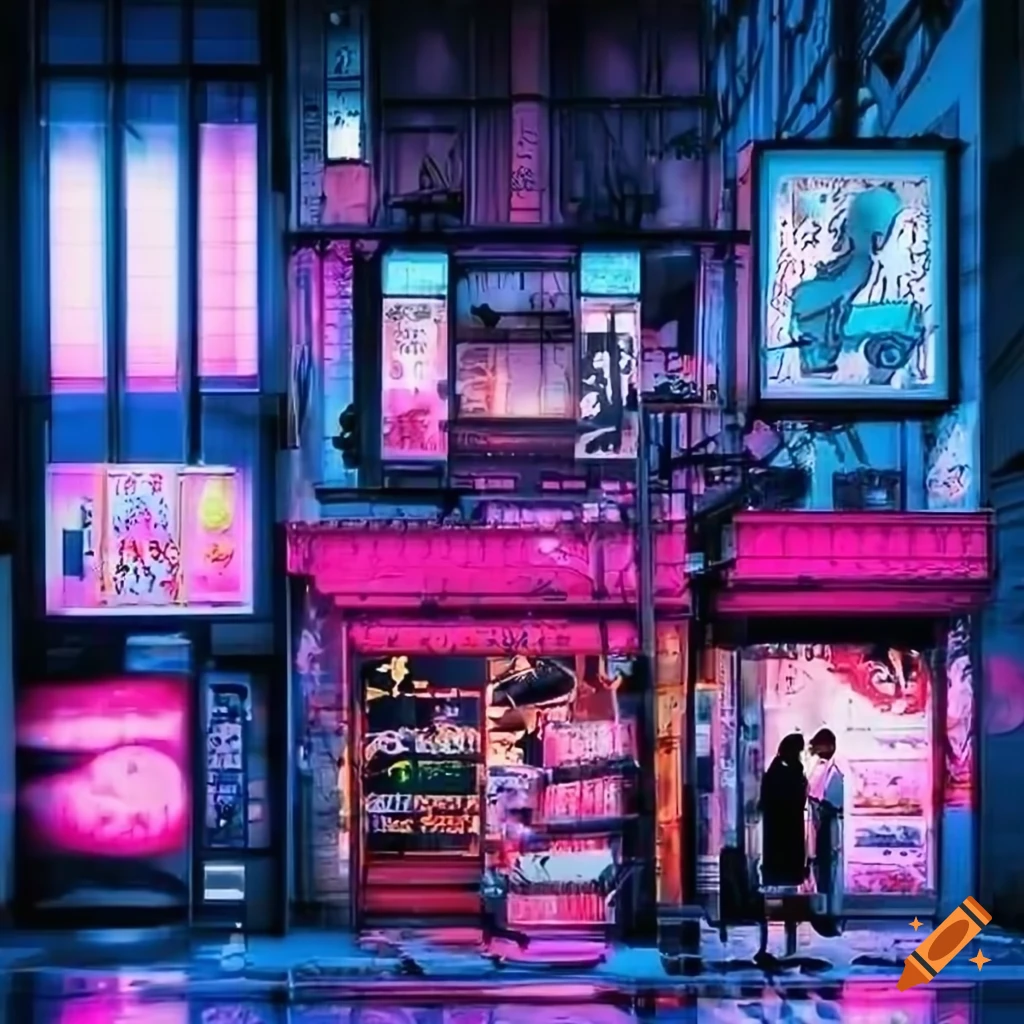 Hi-def Neo Tokyo store front