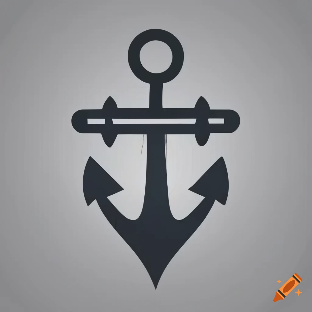 Stylized guitar anchor logo