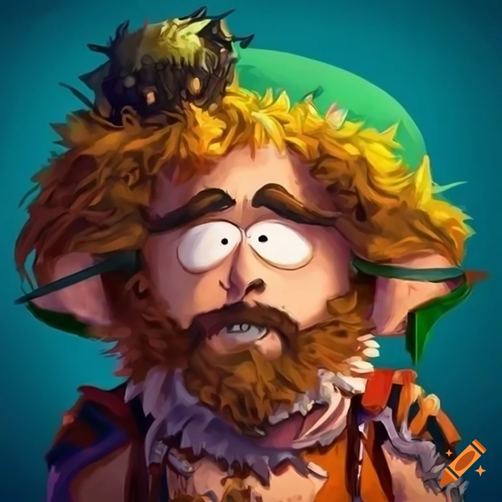 South Park characters in World of Warcraft style fantasy art