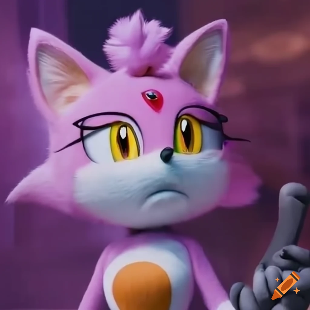 Blaze the cat in Sonic movie 3 trailer