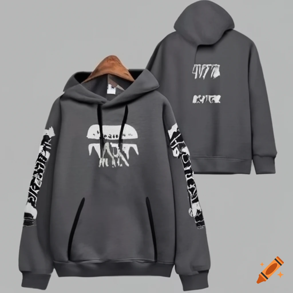 Streetwear hoodie with Tupac design on the back
