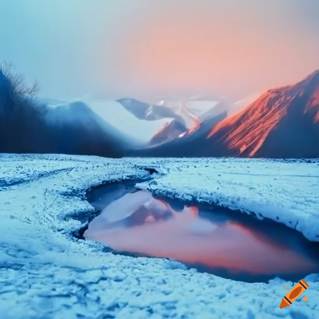 Road heating and melting snow