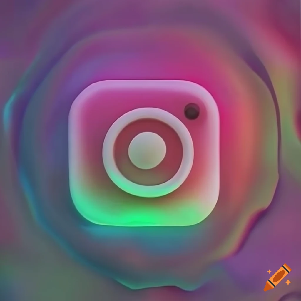 Instagram logo with AI concept on Craiyon