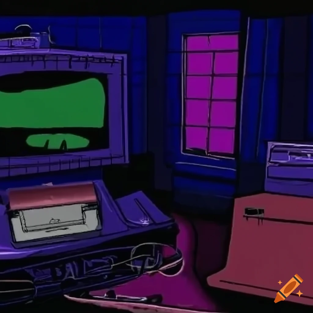Surreal funny scenes in Dreamcast style graphics