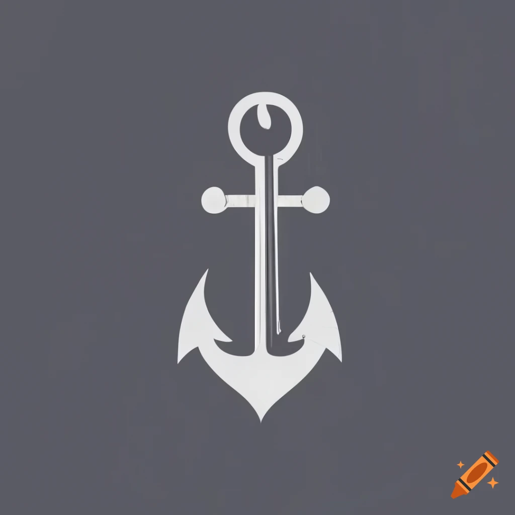 2D Anchor Guitar Logo