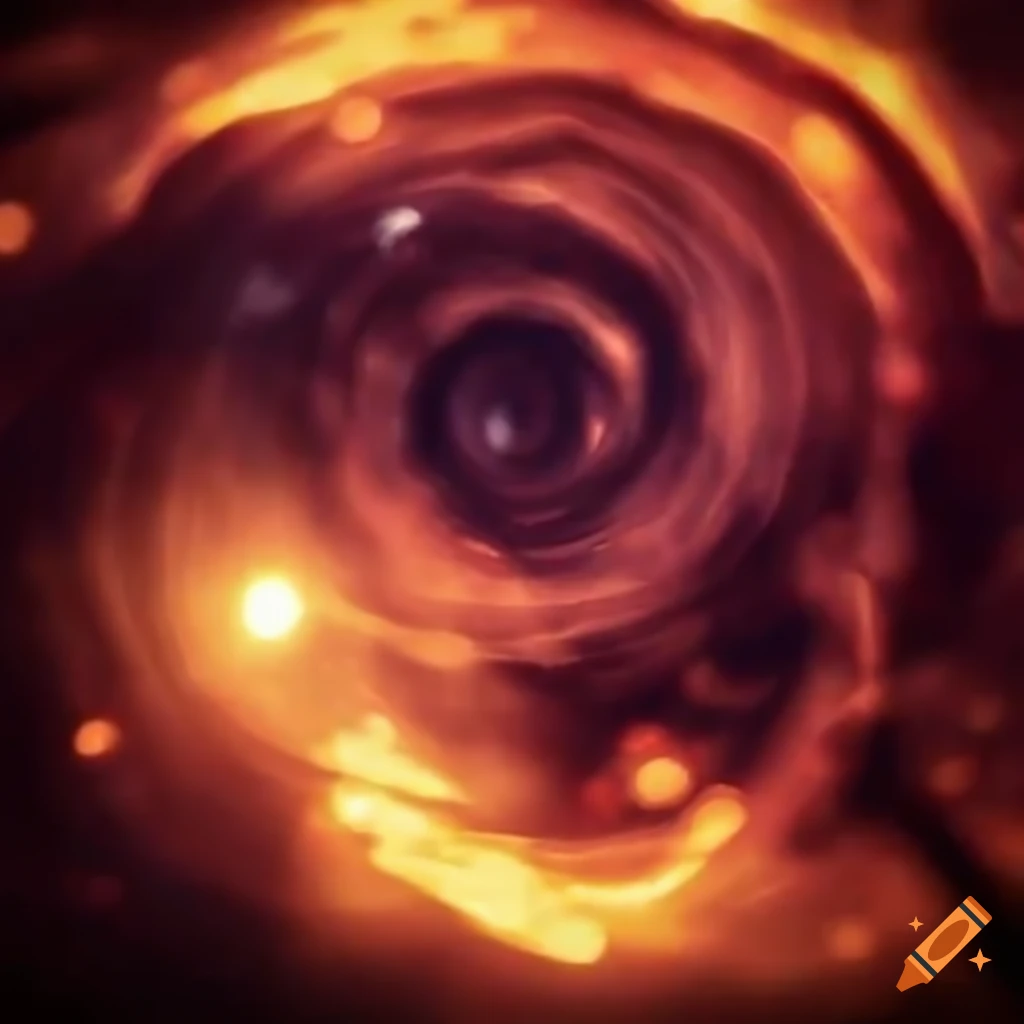 Swirling warp chaos in a dramatic Warhammer 40k art piece