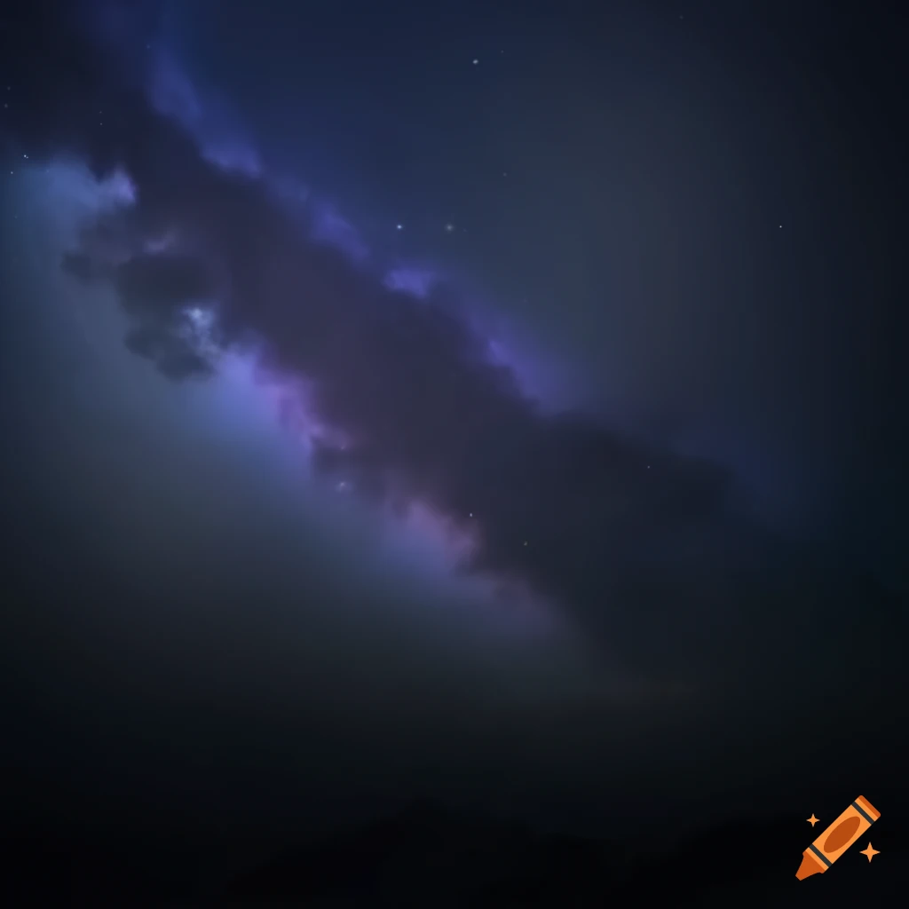 Sky in a fantasy ethereal setting