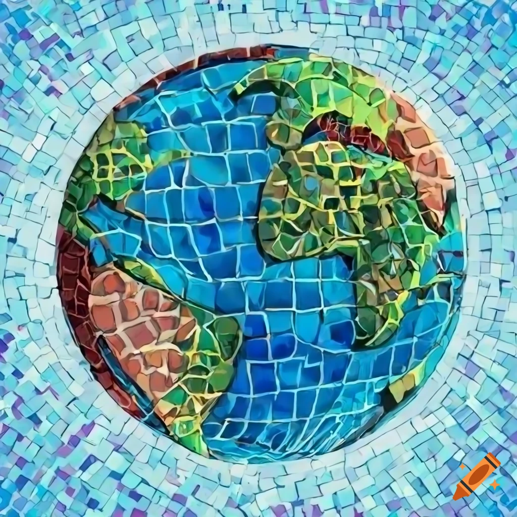 Welcome to Penn Global Mosaic illustration