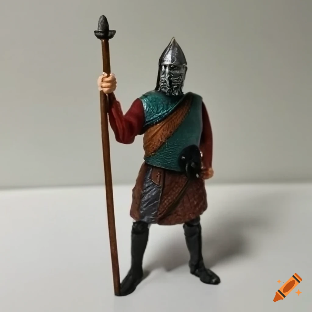 Collectible action figure of 14th-century Irish gallowglass warrior