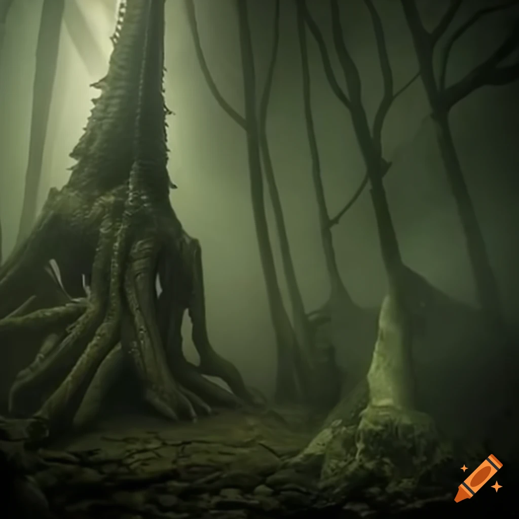 Colossal Cthulhu emerging from a rift