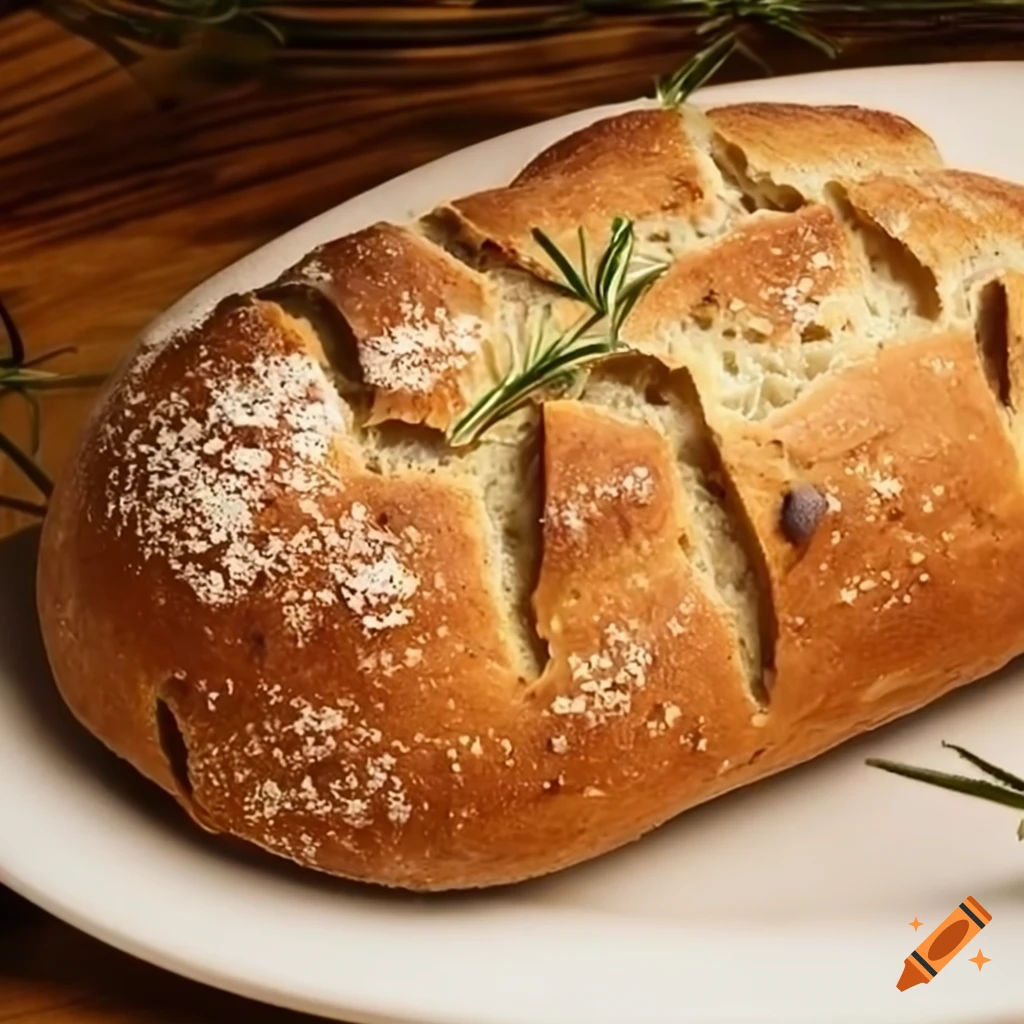 Olive oil bread with rosemary