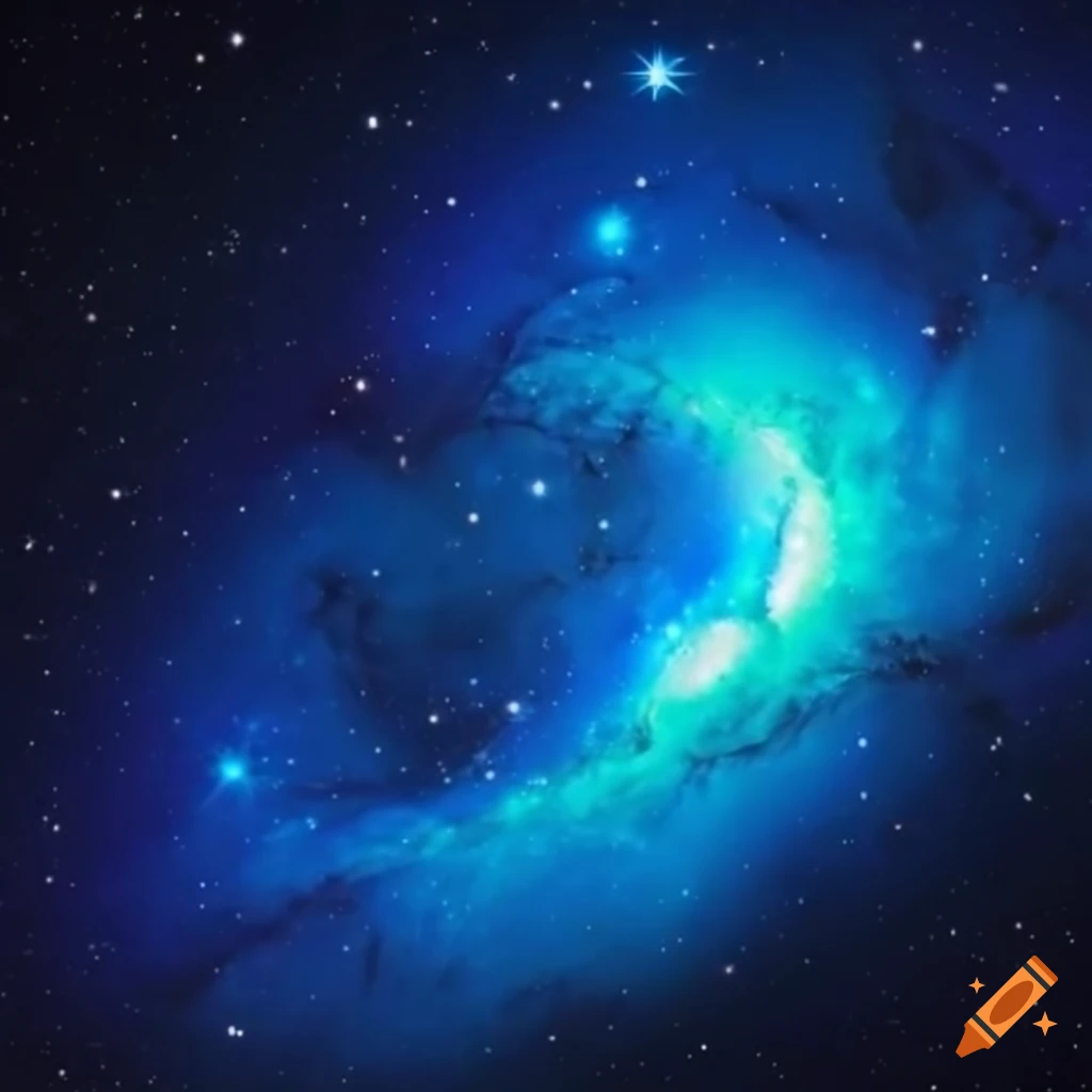 Blue galaxy