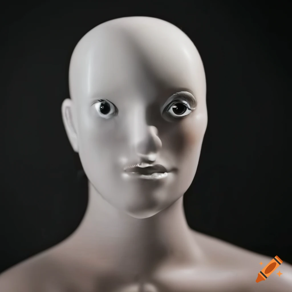 Mannequin with a creepy face