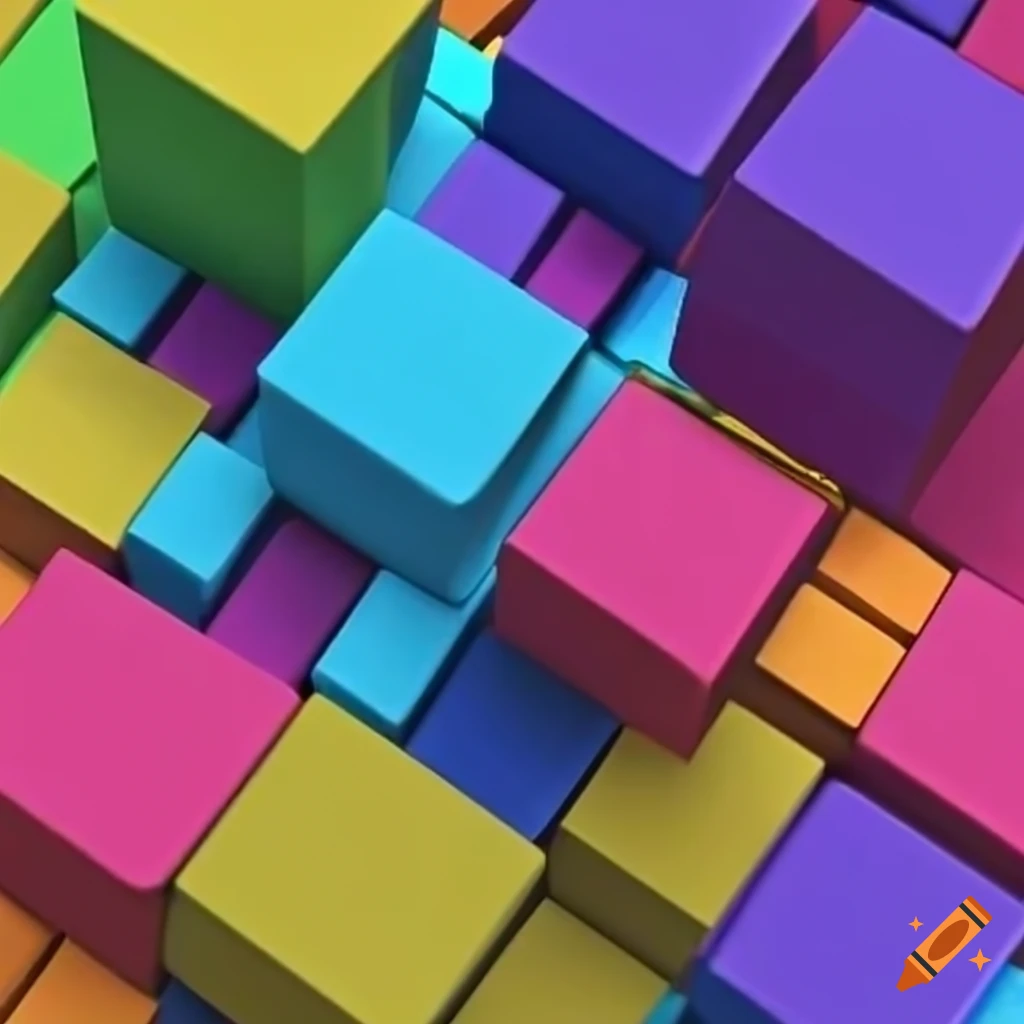 Colorful random cubes