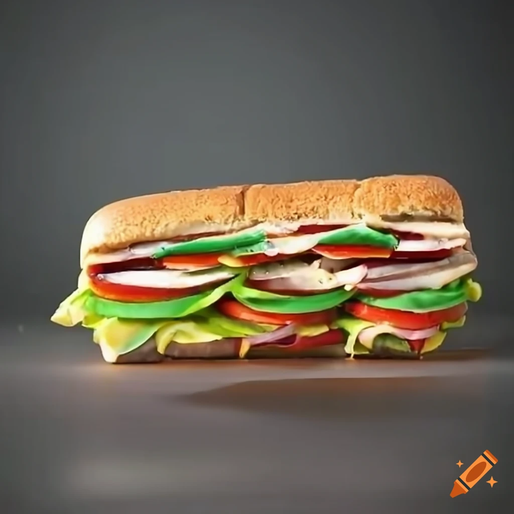 Delicious Subway sandwich